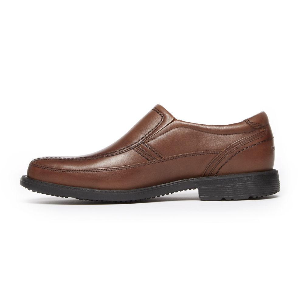 Sapato Vela Rockport Homem Marrom - Style Leader 2 Bike Toe - 45863IBTQ